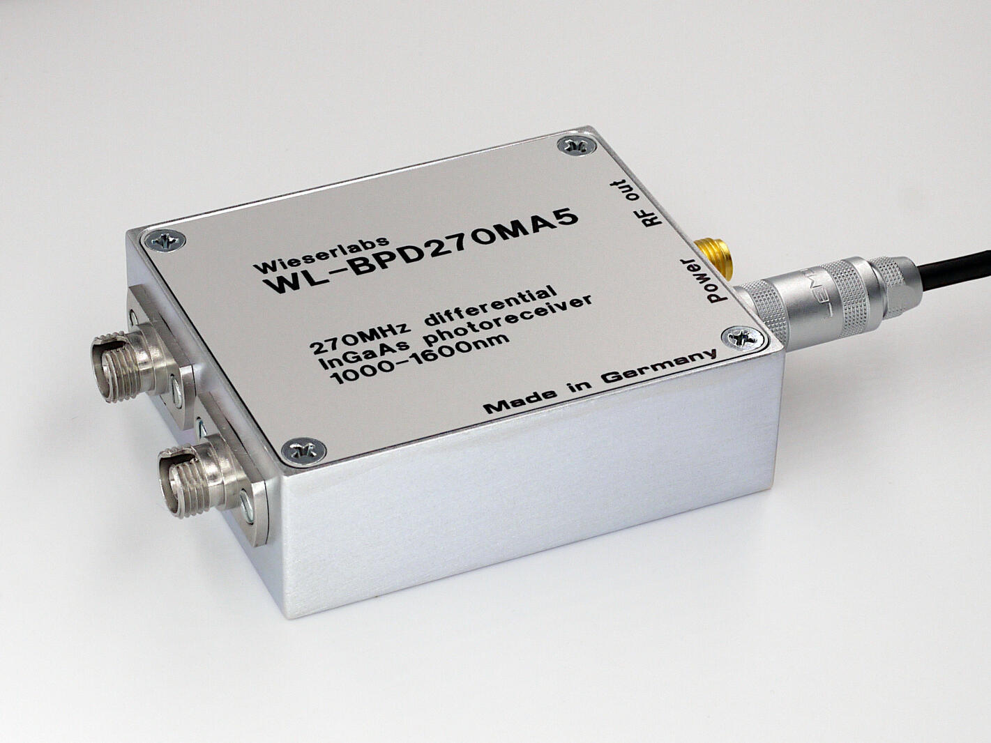 WL-BPD270MA5 270 MHz Dual-Balanced InGaAs Low Noise Photodetector