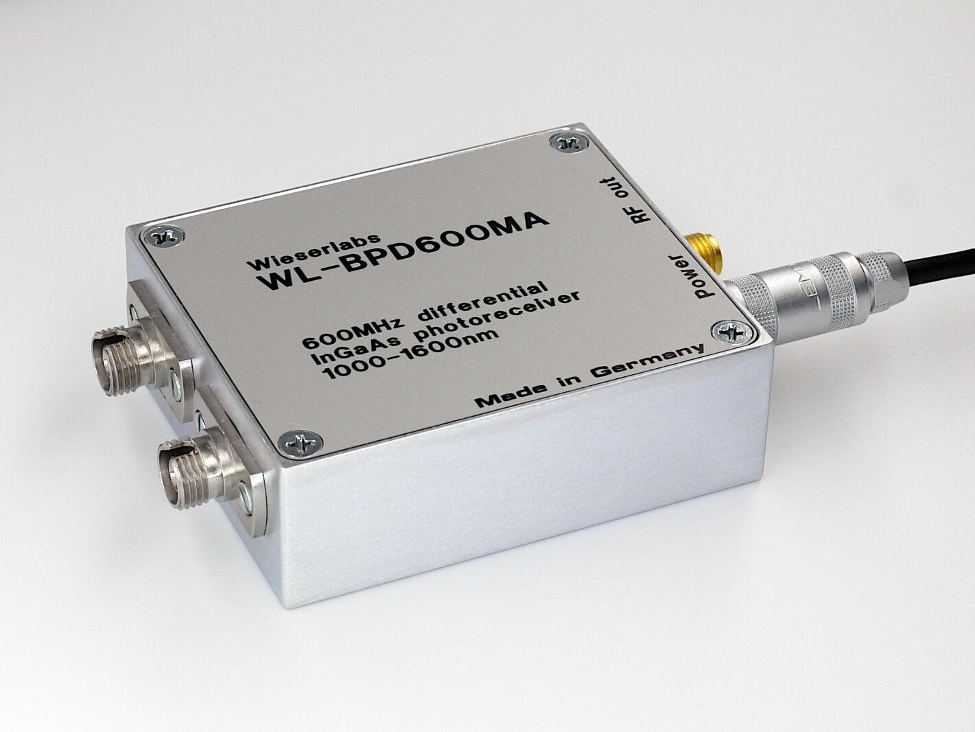 WL-BPD600MA 600 MHz Dual-Balanced InGaAs Low Noise Photodetector